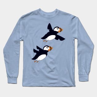 Arctic Animal - Puffins Long Sleeve T-Shirt